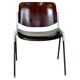 Brown Castelli DSC 106 Stacking Chair by Giancarlo Piretti, Italy