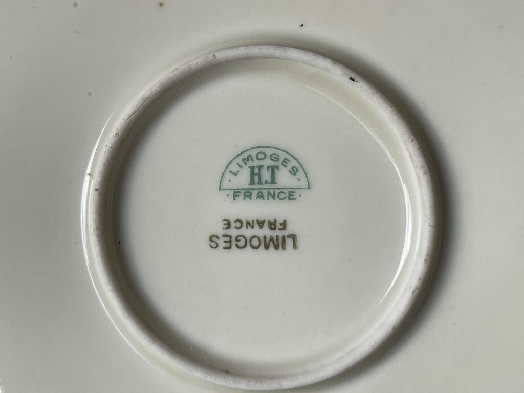 Old Limoges porcelain candy maker