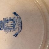 Set of 6 deep plates from Gien "chardons"
