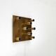 Vintage German Brass Ceiling or Wall Lamp from Sölken, 1970s