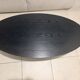 Black oval coffee table