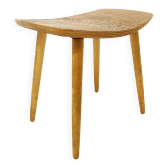 Scandinavian oak stool, Edsbyverken, Sweden, 1960