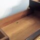 Sewing basket wooden of the 50/60