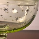 Baccarat/Saint Louis Compotier Ouraline crystal