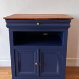 Louis Philippe cabinet in solid walnut — completely refurbished.