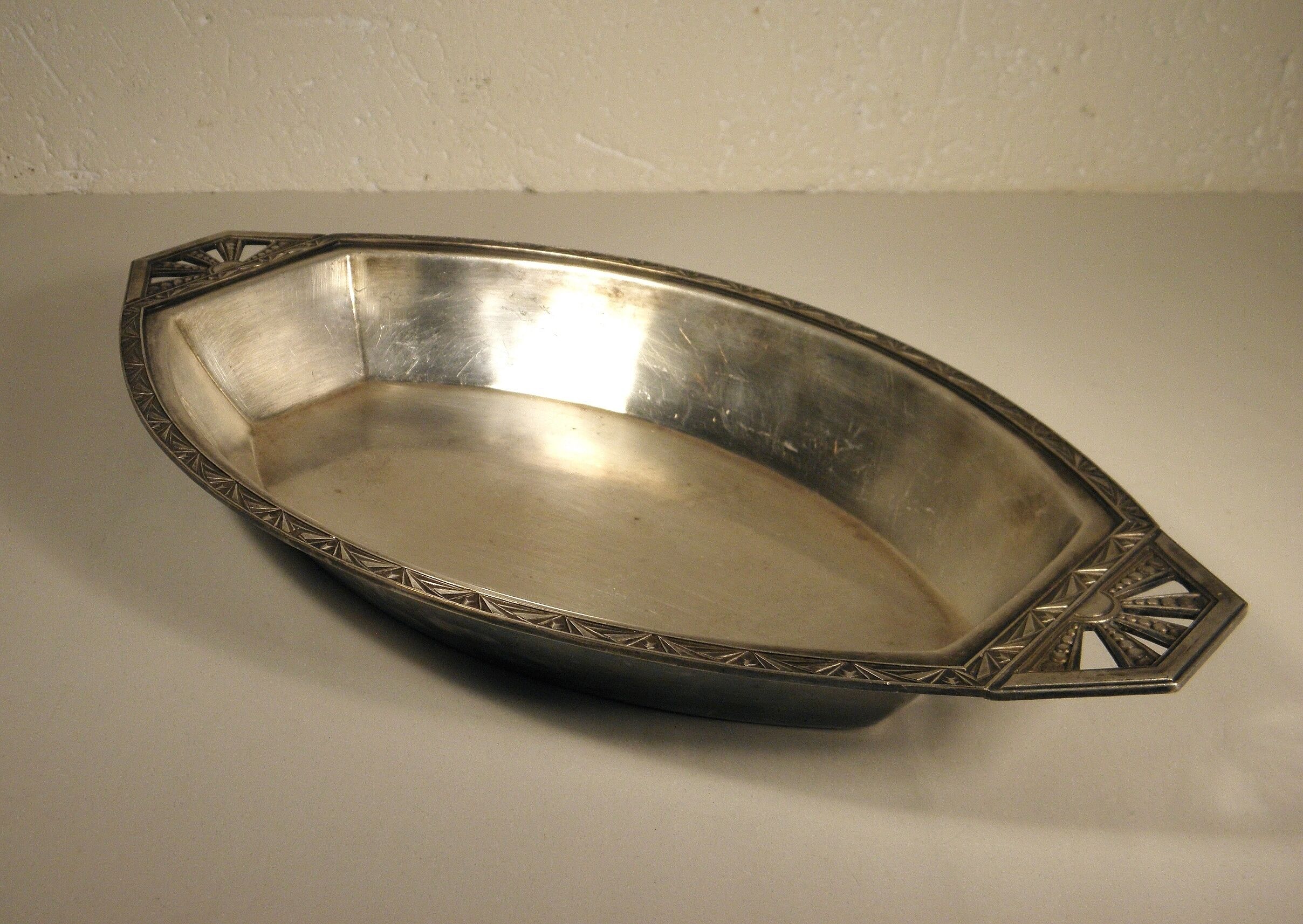 Art Deco basket 37 x 21 cm