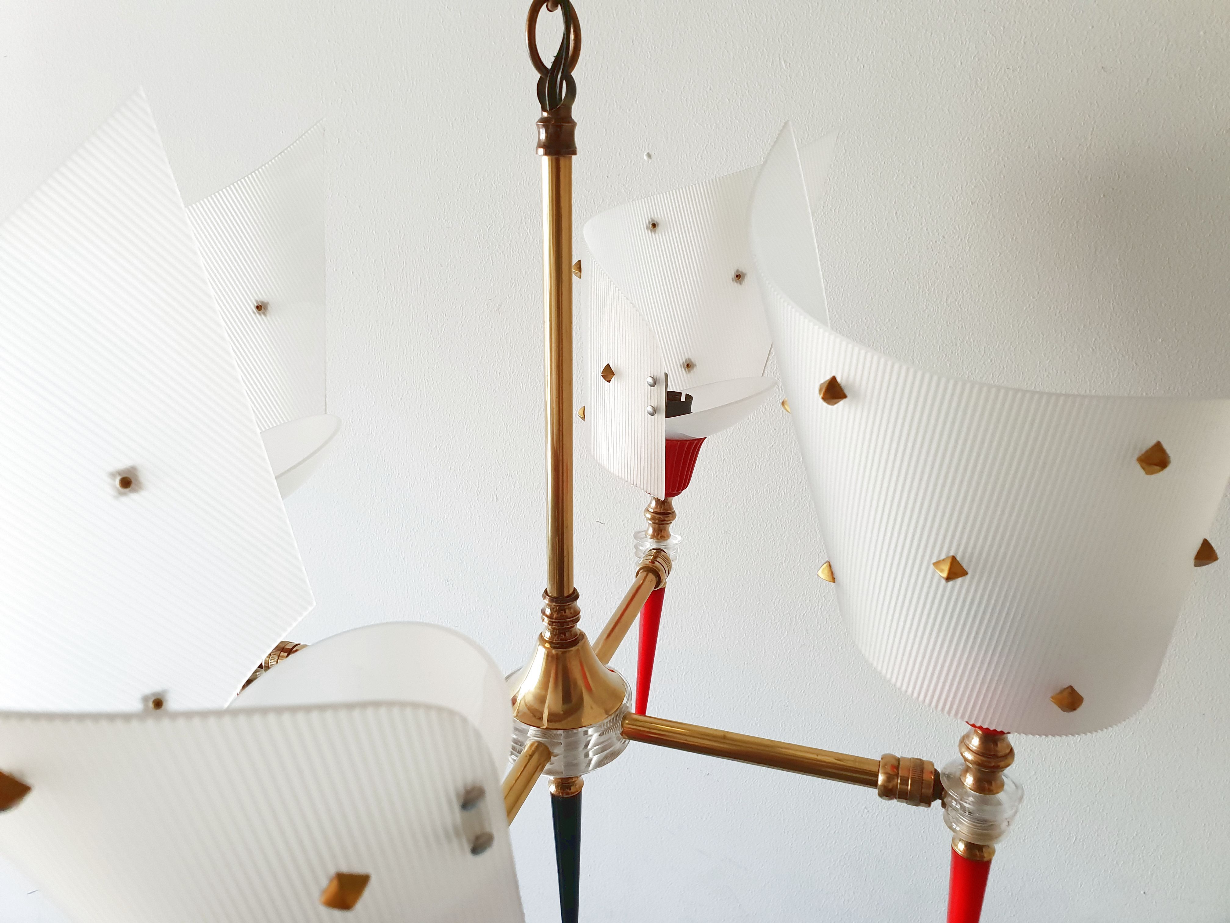 Vintage hanging with torches 1950