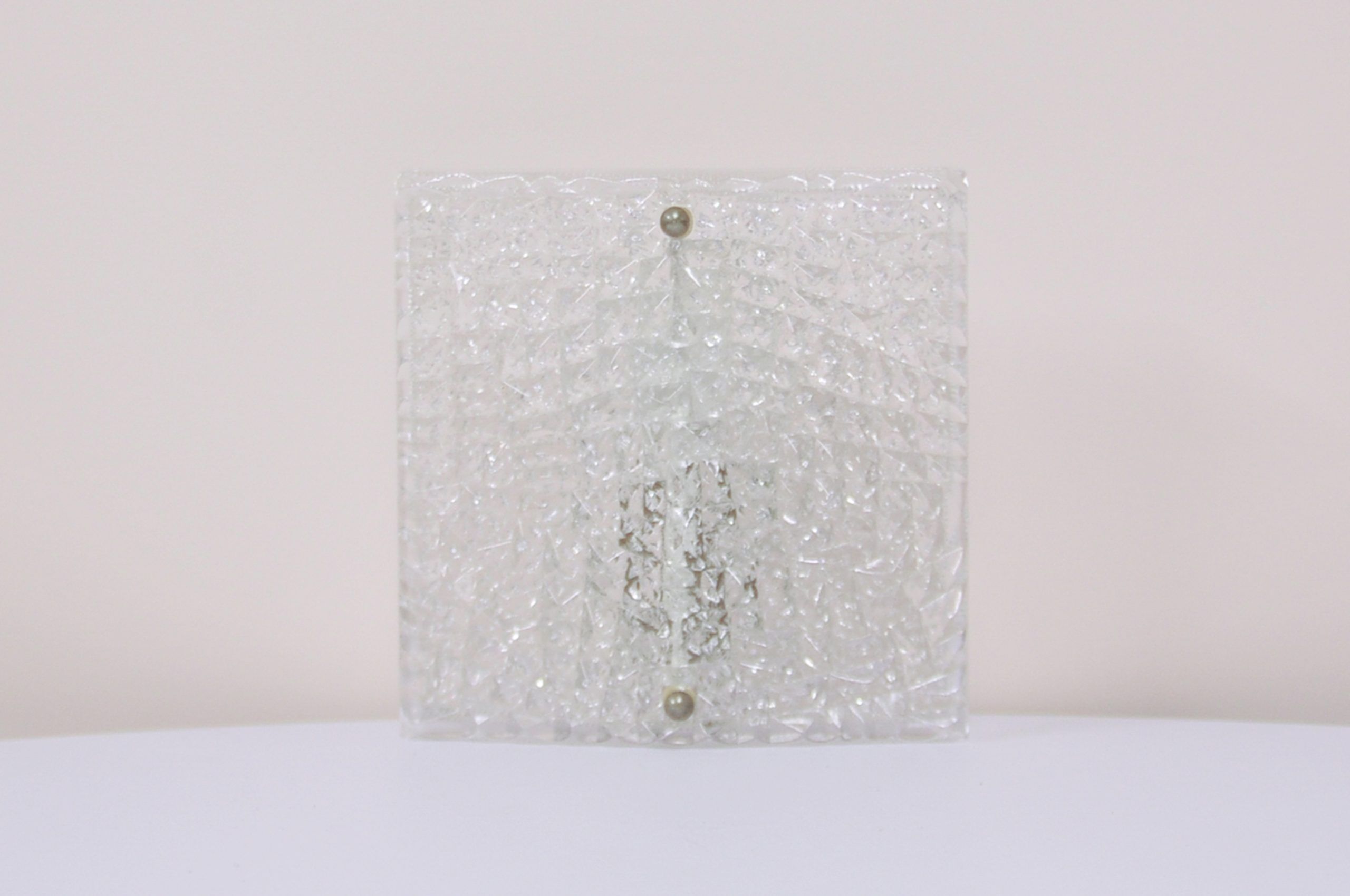 Vintage bubble glass wall lamp Hoffmeister-Leuchten