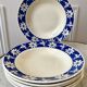 Set of 6 hollow plates Badonviller 30s