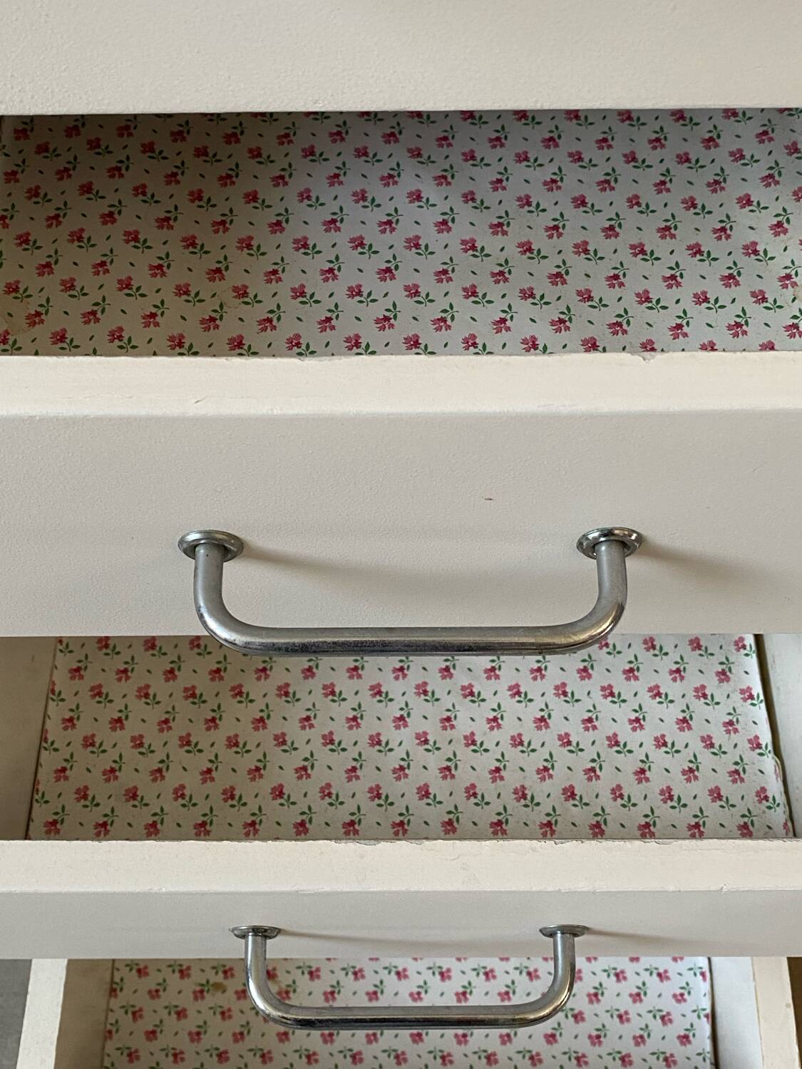 Vintage solid oak kitchen counter