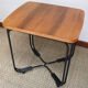 Wood and metal table