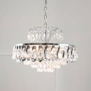 Vintage Viennese Medium Sized Crystal Chandelier, 70s