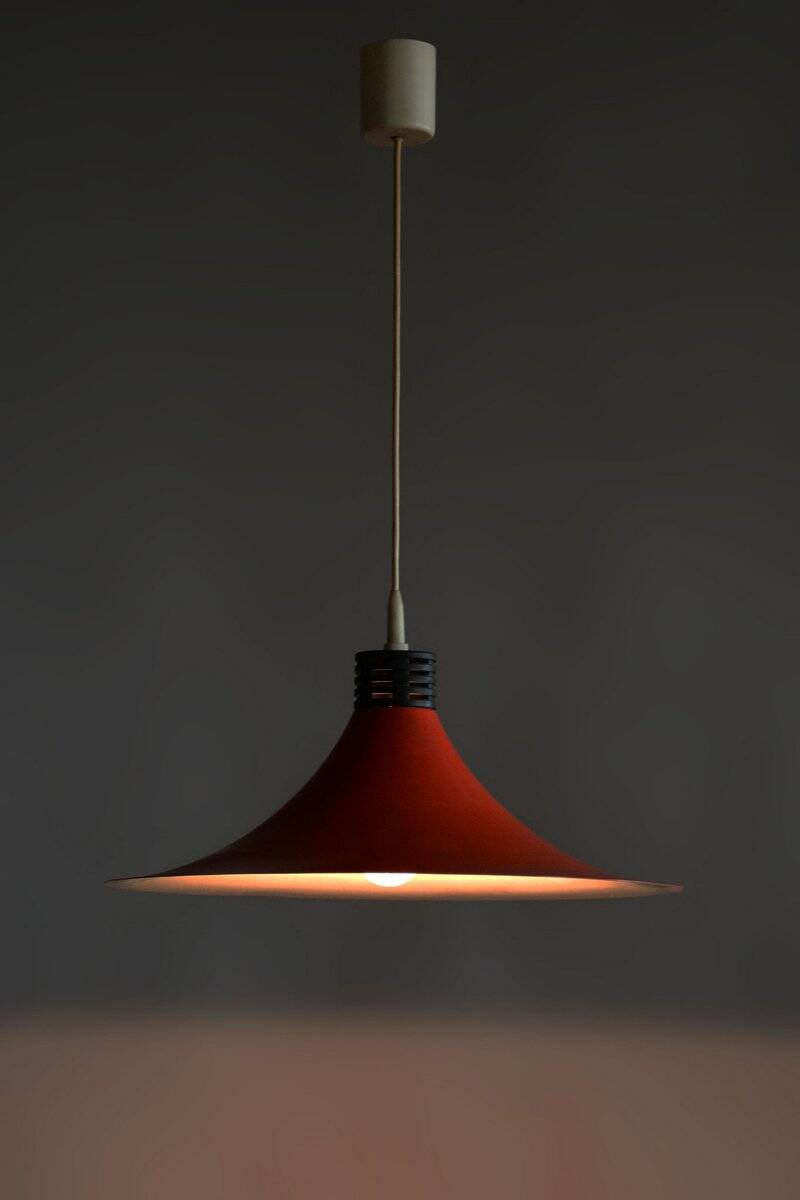 Mid-Century Aluminium Chandelier by Guzzini for Meblo, Italy, 1970s