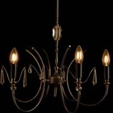 Mid-Century modernist chandelier in chrome and crystal by Gaetano Sciolari, 1970s