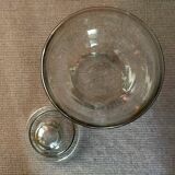 Bocal en verre avec couvercle