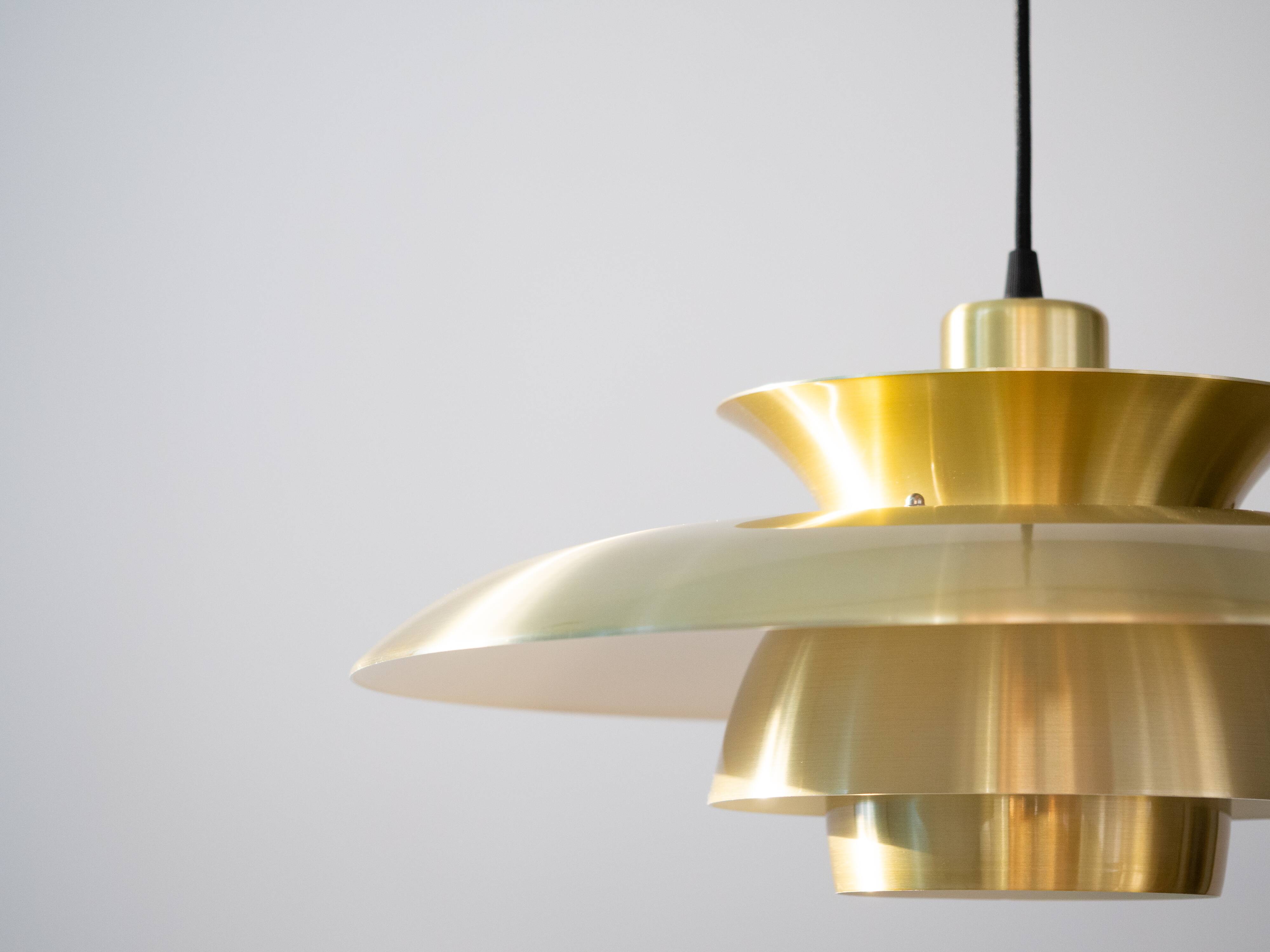 Danish vintage pendant lamp Lyskaer by Bent Nordsted, 1980s