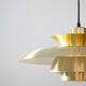 Danish vintage pendant lamp Lyskaer by Bent Nordsted, 1980s