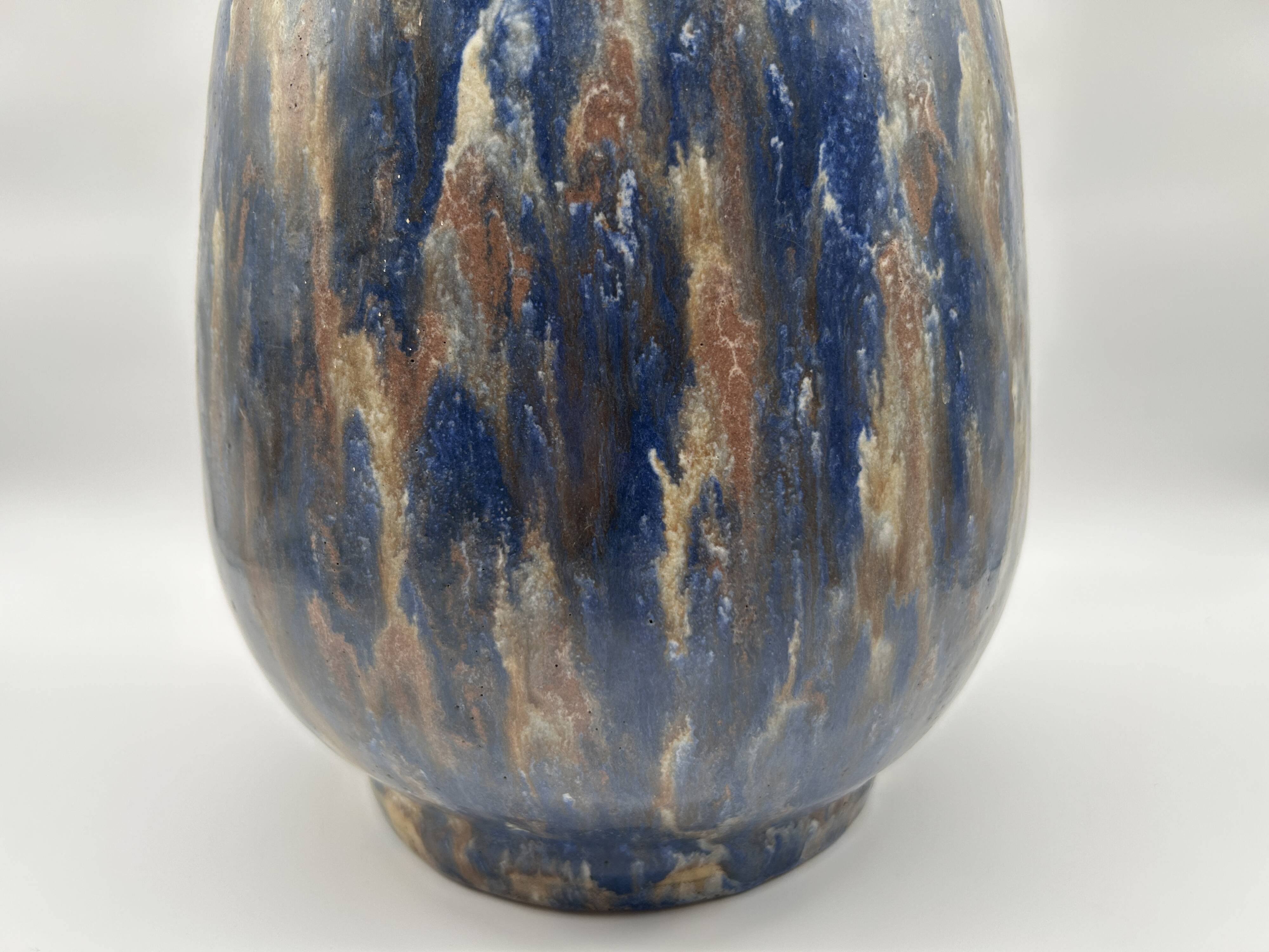 ART DECO vase in Bouffioulx stoneware