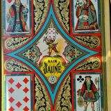 Game dwarf yellow box wood deco chromo 1921