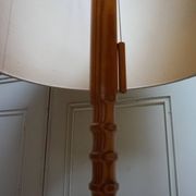 Lampadaire en pin scandinave du milieu du siècle par Temde, années 1960
