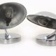 Lampes de chevet en chrome de style Bauhaus de Napako, Tchécoslovaquie, années 1930