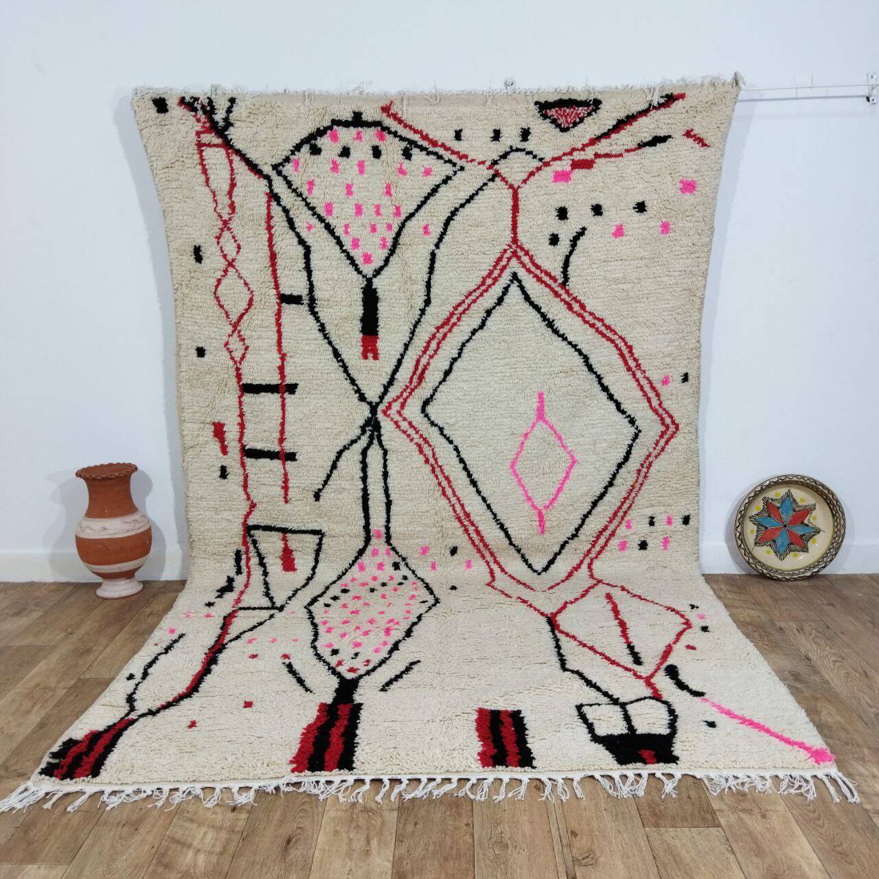 Handmade Moroccan Berber rug 310 X 194 CM