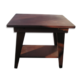 Table end table with 2 tops feet compass