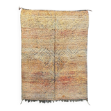 bohemian Berber carpet Boujad salmon in wool