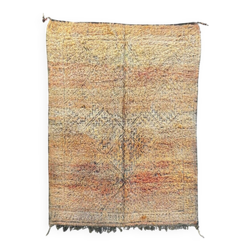 Tapis berbere boujad saumon en laine