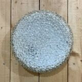 Ceiling or wall light from the Holophane brand from the 1960s - Glass and metal