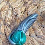 Salt and pepper shakers vegetable ceramic Vallauris