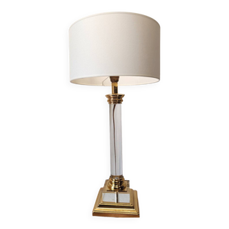 Lampe colonne plexiglas année 70