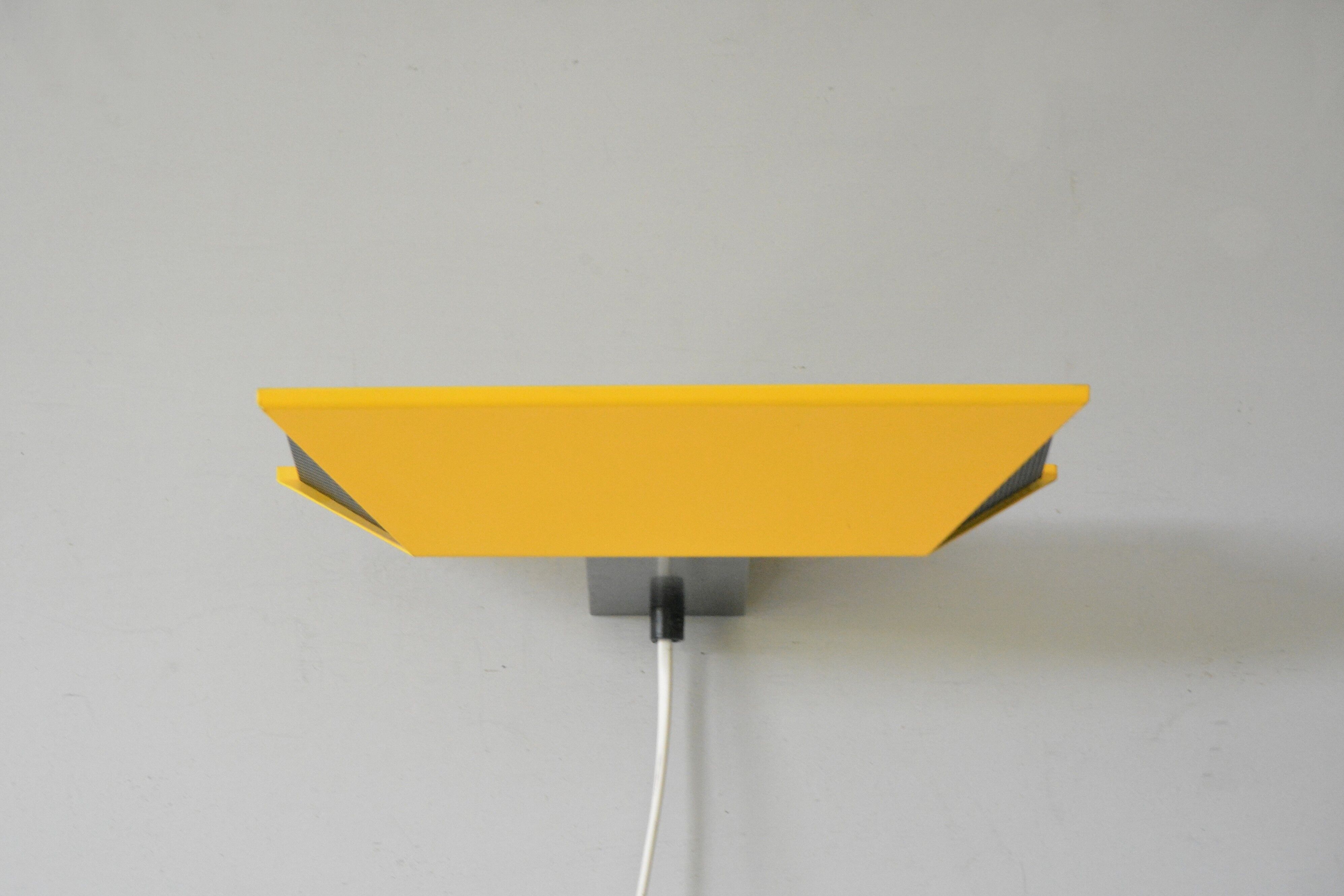 Pair of wall lamps, 80s