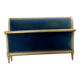 Directoire style bed in patinated beech, 20th century