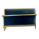 Directoire style bed in patinated beech, 20th century