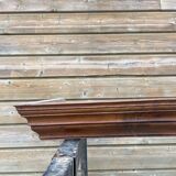 Vintage raw wood cabinet shelves and wardrobe