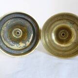 Pair of brass candlesticks