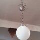 Lustre 1930 globe opaline