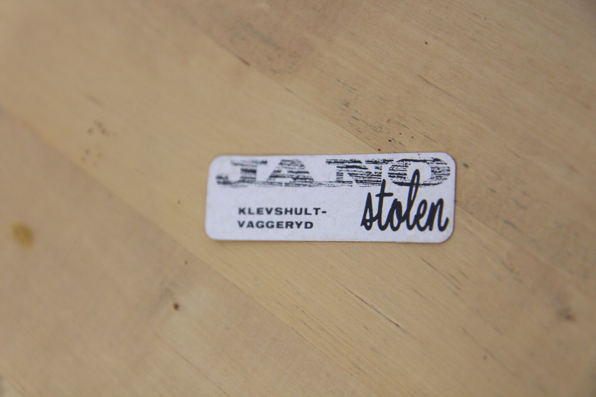 Set of 2 chairs "Janostolen", Klevshult - Vaggeryd, Sweden, 1960