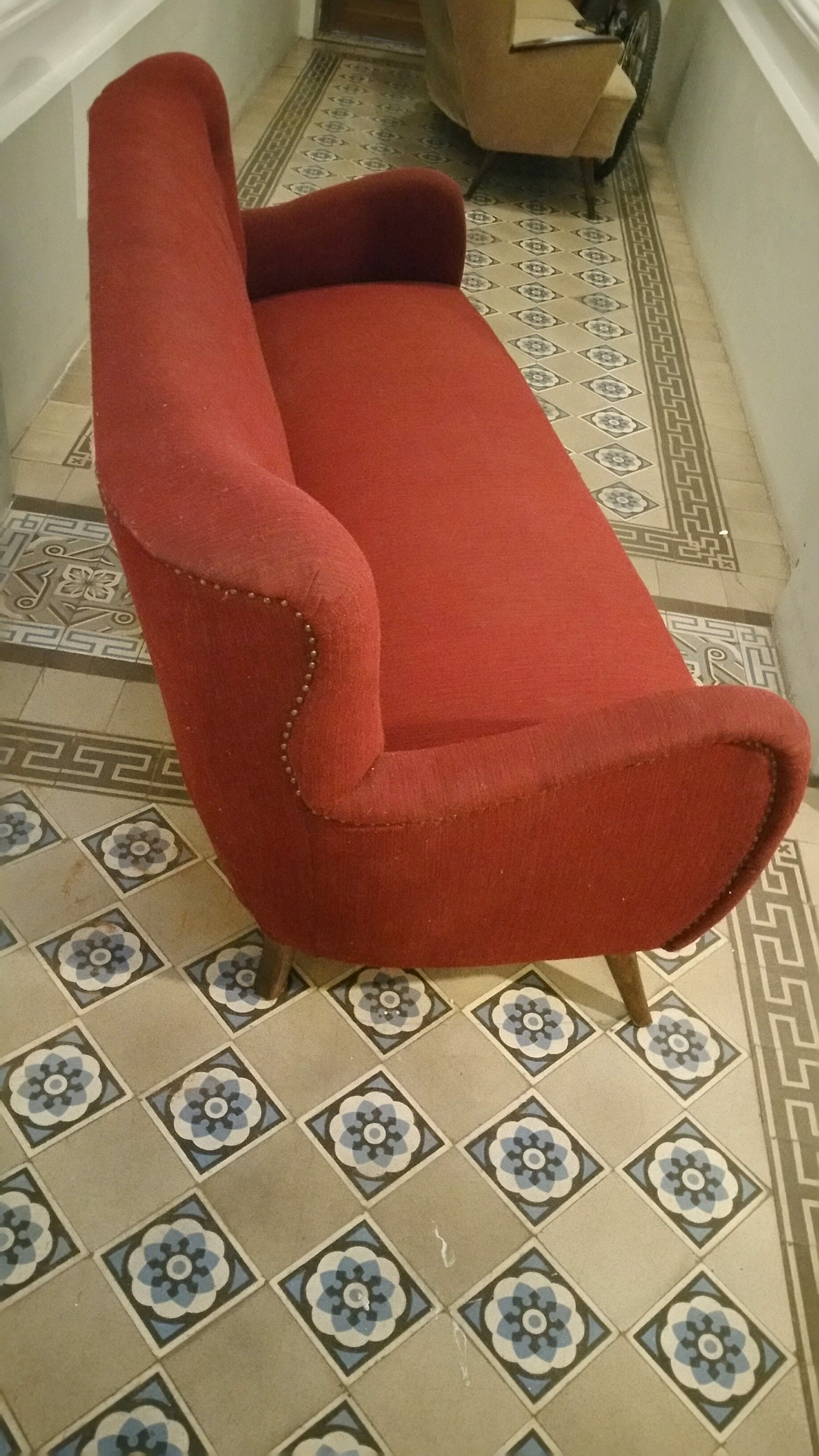 Danish sofa 3 places 50s 60s