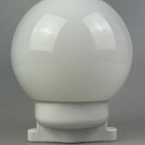 50s 60s wall lamp cellar lamp ceramic & glass Bauhaus design