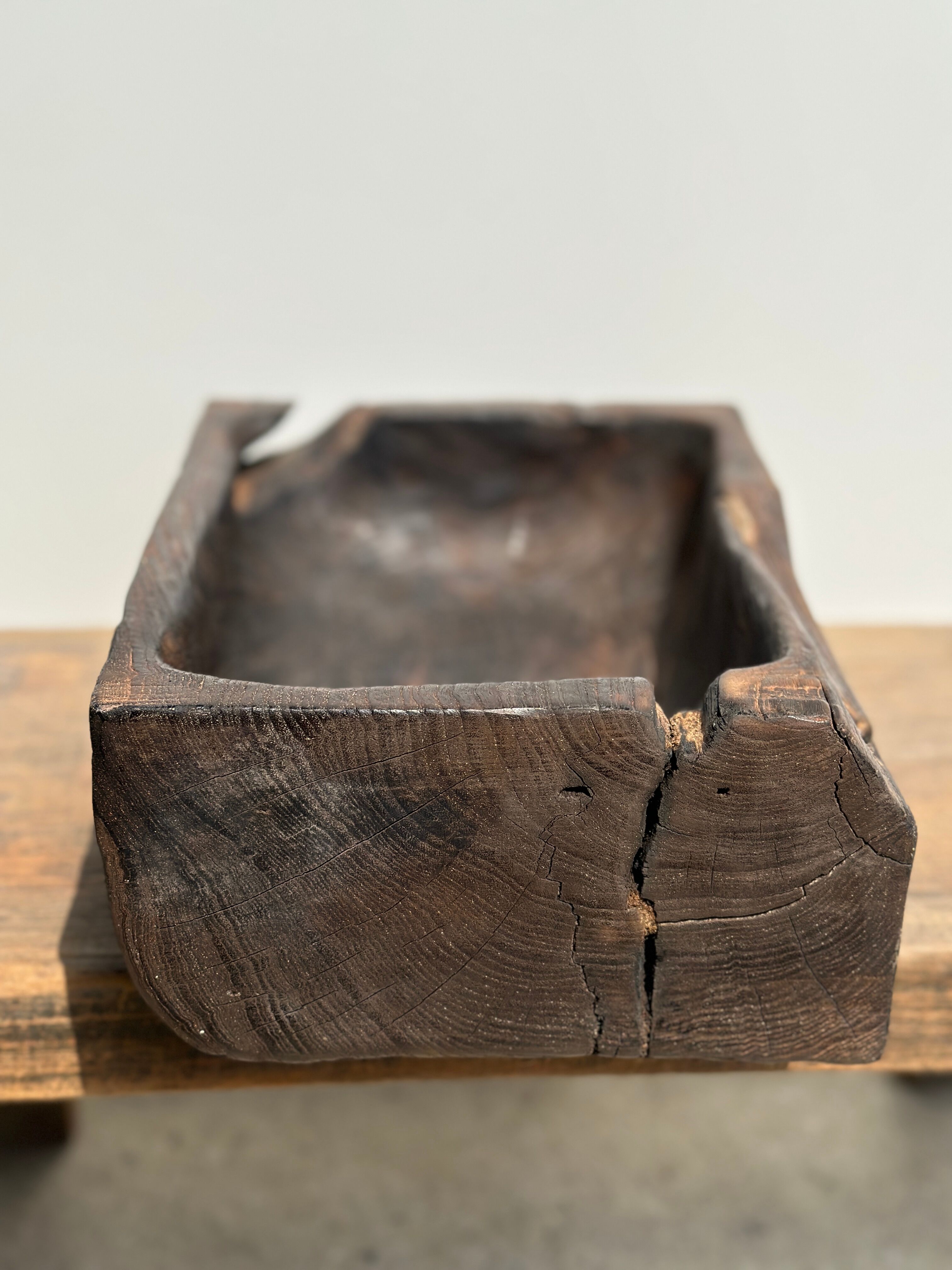 Asian teak empty pocket