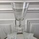 Set of 6 large crystalline glass wine glasses 50-60s