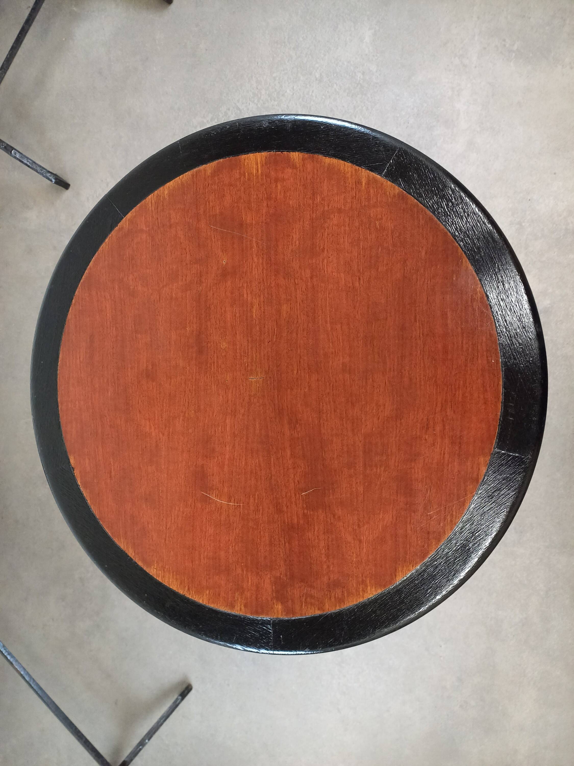 Parisian bistro pedestal table