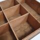 Old wooden locker / handmade display