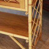 Bamboo display shelf