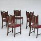 1960s, set of 5 pcs Danish dinning chairs, original good condition.