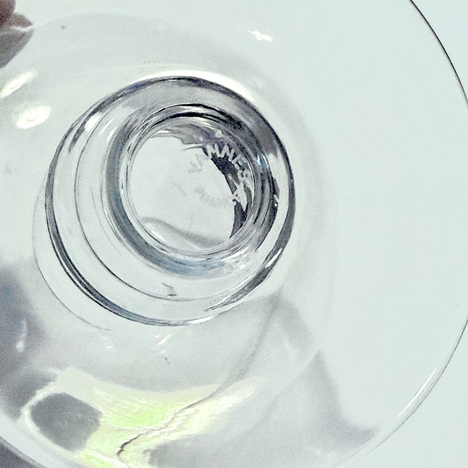 6 crystal glasses from Vannes