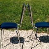 Lot of 7 chairs 60/70s