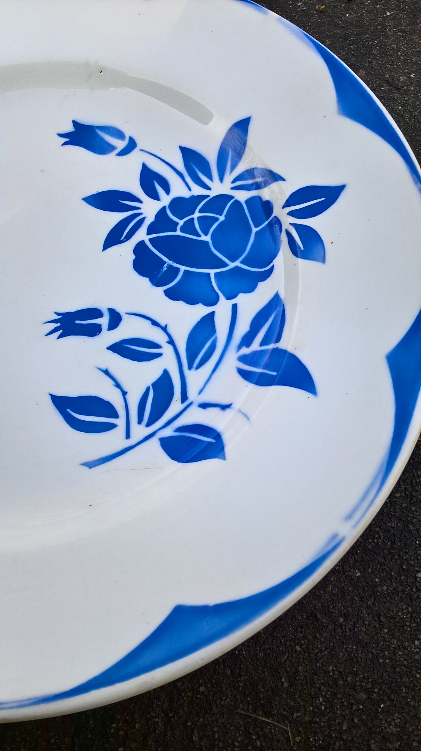 Plate Digoin Sarreguemines Corsica